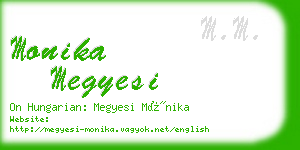 monika megyesi business card